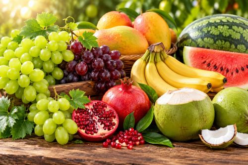 Fresh Indian fruits